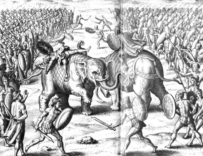 Животные в войнах древнего мира