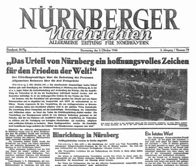 Нюрнбергский набат. Репортаж из прошлого, обращение к будущему
