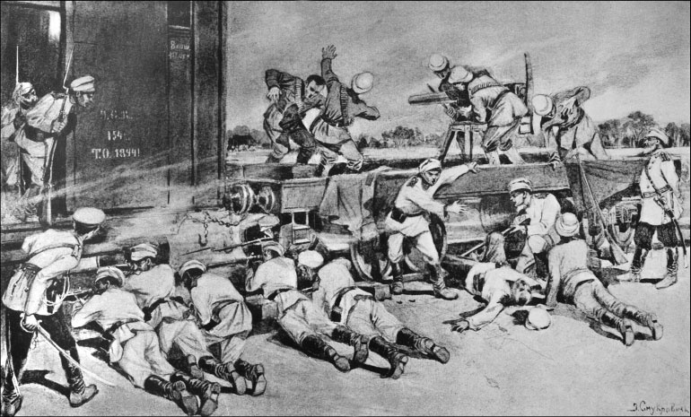 1900. Русские штурмуют Пекин