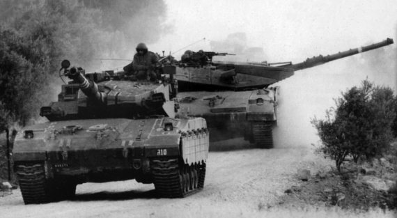 Израильские танки в бою