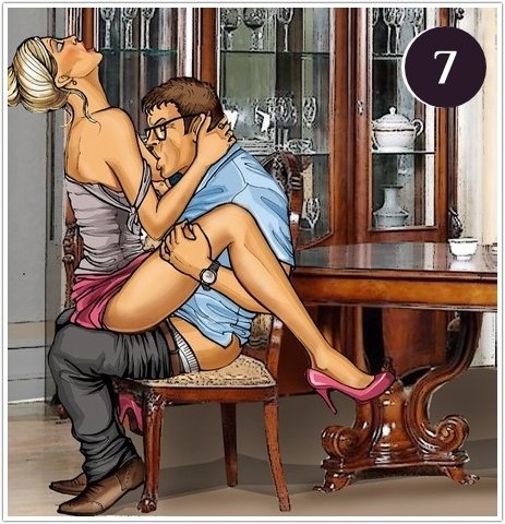 Секс-каталог «Забавы в гостиной». Для тех, кому тесно в спальне. 60 разнообразных поз для стола, стула, дивана и кресла