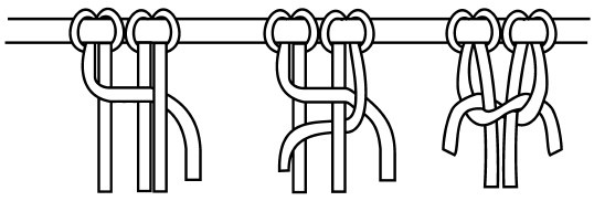 Как завязать скользящий узел на браслете