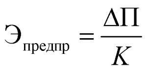 Формирование стоимости и определение эффективности инвестиций