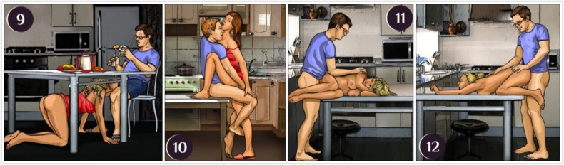 Домашние секреты. 40 вариантов любви на кухне, в ванной или прихожей. Секс-каталог для неугомонных парочек