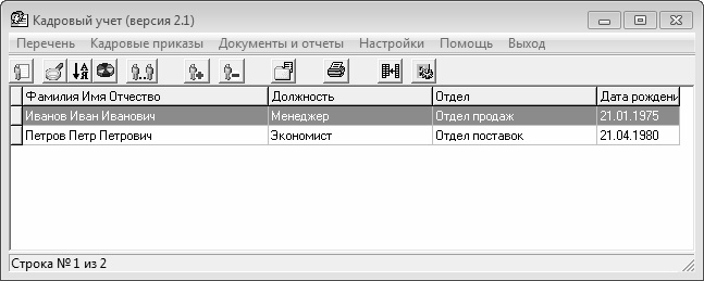 Кадровое делопроизводство и управление персоналом на компьютере