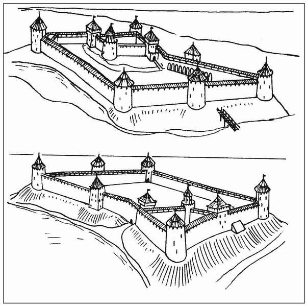 Русские крепости и осадная техника VIII-XVII вв.