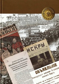 Книга Россия в годы Первой мировой войны. Экономическое  положение, социальные процессы, политический кризис