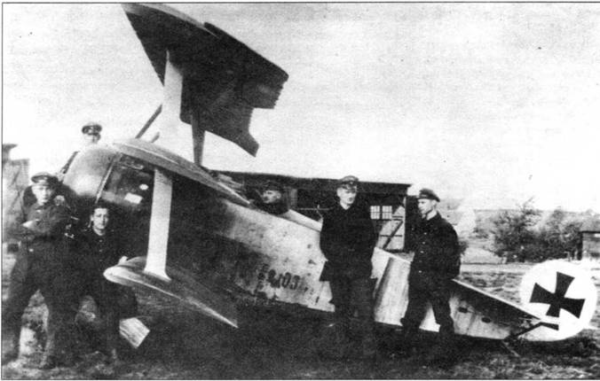 Боевое применение трипланов Fokker Dr I в Первой Мировой войне