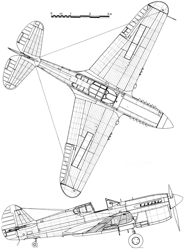 Curtiss P-40. Часть