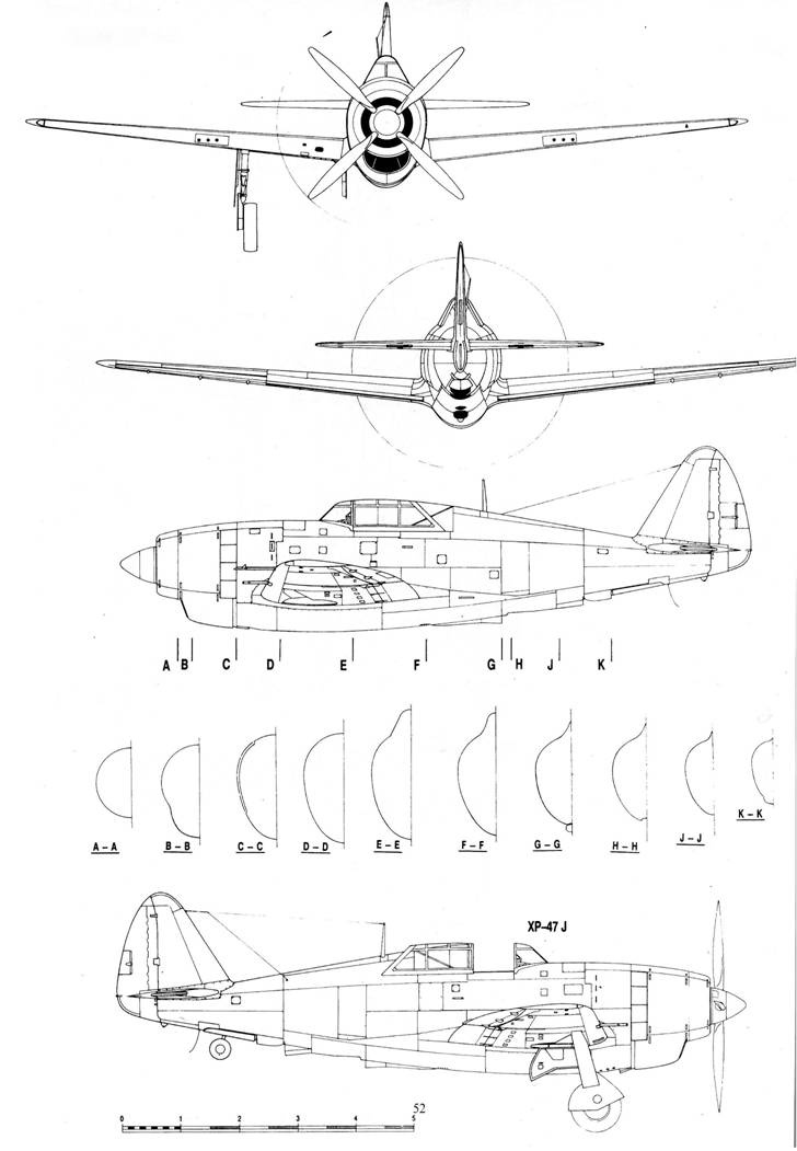 Р-47 «Thunderbolt» Тяжелый истребитель США