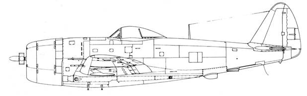 Р-47 «Thunderbolt» Тяжелый истребитель США