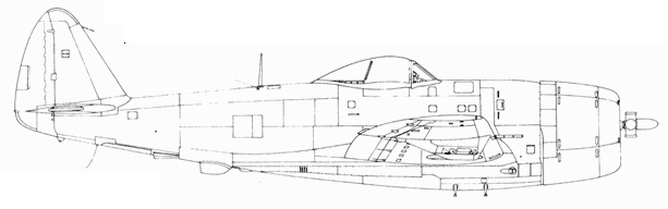 Р-47 «Thunderbolt» Тяжелый истребитель США