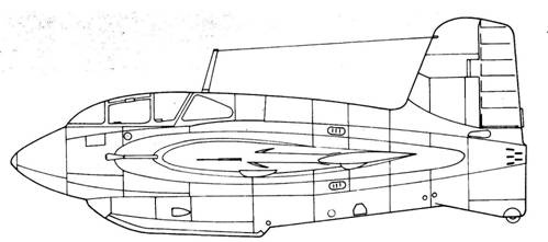 Me 163 ракетный истребитель Люфтваффе