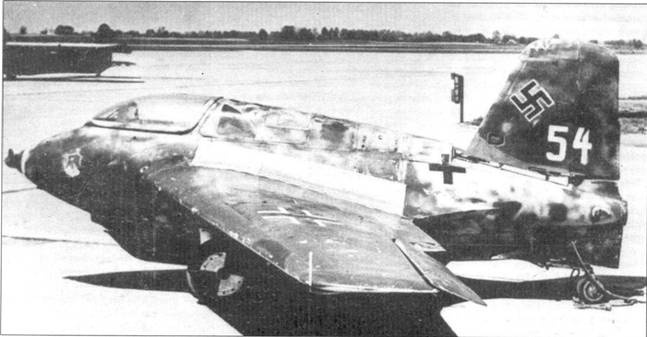 Me 163 ракетный истребитель Люфтваффе