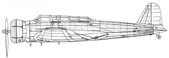 D3A «Val» B5N «Kate» ударные самолеты японского флота