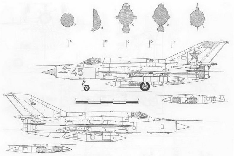 МиГ-21. Особенности модификаций и детали конструкции. Часть