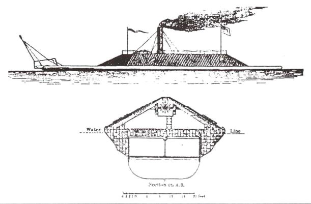 Казематные броненосцы южан, 1861–1865