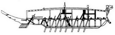 Боевые корабли Японии и Кореи, 612–1639 гг.