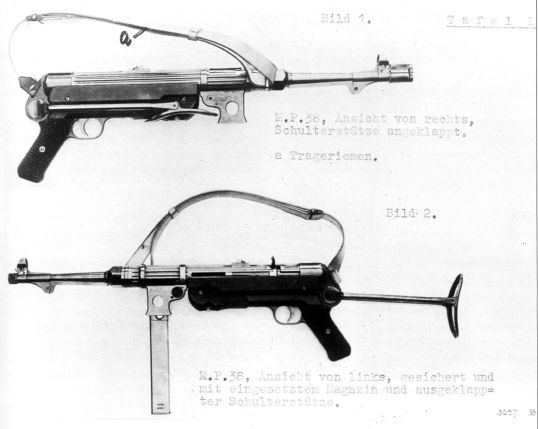 Пистолет-пулемет MP 38/40. Оружие германской пехоты