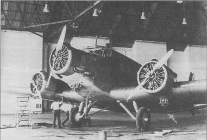 Транспортный самолет Юнкерс Ju 52/3m