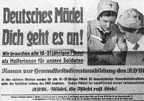 Женские вспомогательные службы Германии во Второй мировой войне