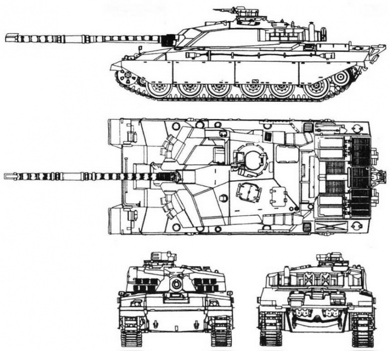 Средние и основные танки зарубежных стран, 1945–2000. Часть 1