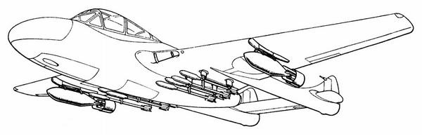 Истребитель Де Хэвилленд «Вампир»