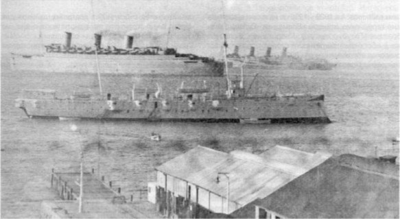 Лайнеры на войне 1897-1914 гг. постройки