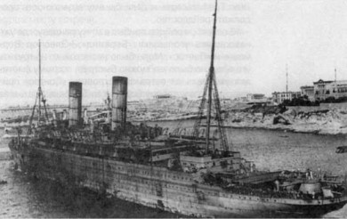 Лайнеры на войне 1897-1914 гг. постройки