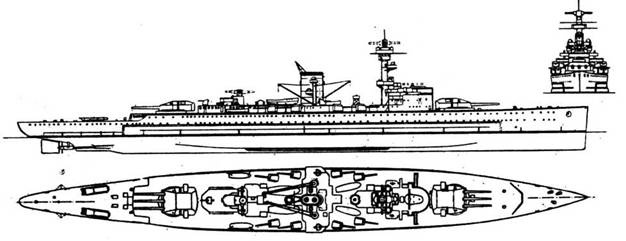 Линейные корабли ’’Дюнкерк” и ’’Страсбург”