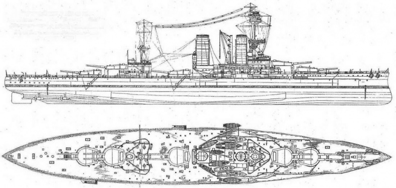 Линейные корабли “Эджинкорт”, “Канада” и “Эрин”. 1910-1922 гг.