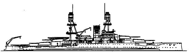 Линейные корабли Соединенных Штатов Америки. Часть II. Линкоры типов “New York”, “Oklahoma” и “Pennsylvania”