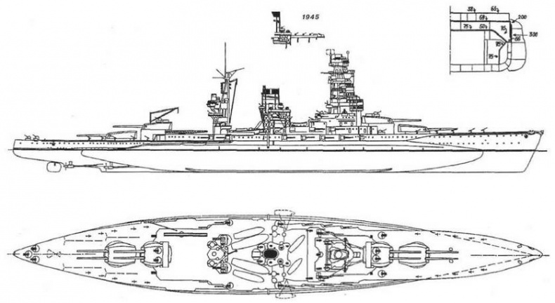 Линейные корабли типа &quot;Нагато&quot;. 1911-1945 гг.