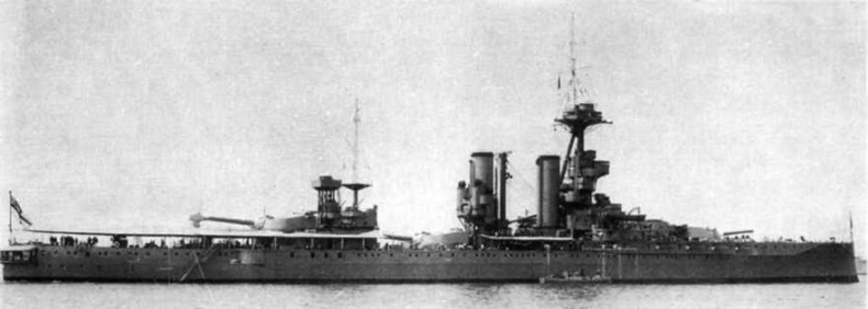 Линейные корабли типа “Орион”. 1908-1930 гг.