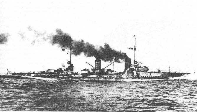 Линейные крейсера “Фон дер Танн”, “Мольтке”, “Гебен” и “Зейдлиц”. 1907-1918 гг.