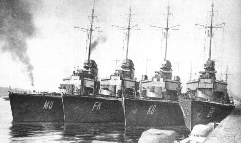 Миноносцы и эскортные корабли Германии. 1927-1945 гг.