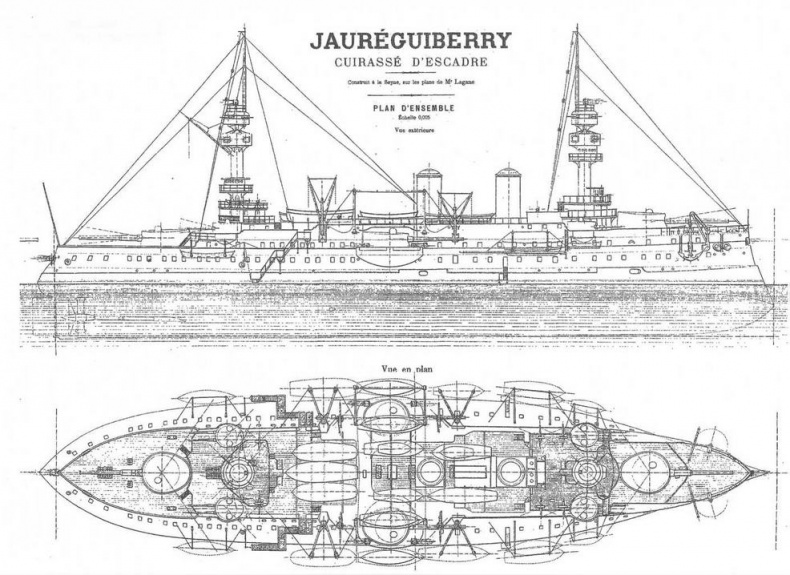 Образцовые броненосцы Франции. Часть I. “Жорегибери”. 1891-1934 гг.