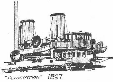 Брустверно-башенные броненосцы “Глаттон”, “Девастейшен”, “Тандерер” и “Дредноут”. 1868-1908 гг.