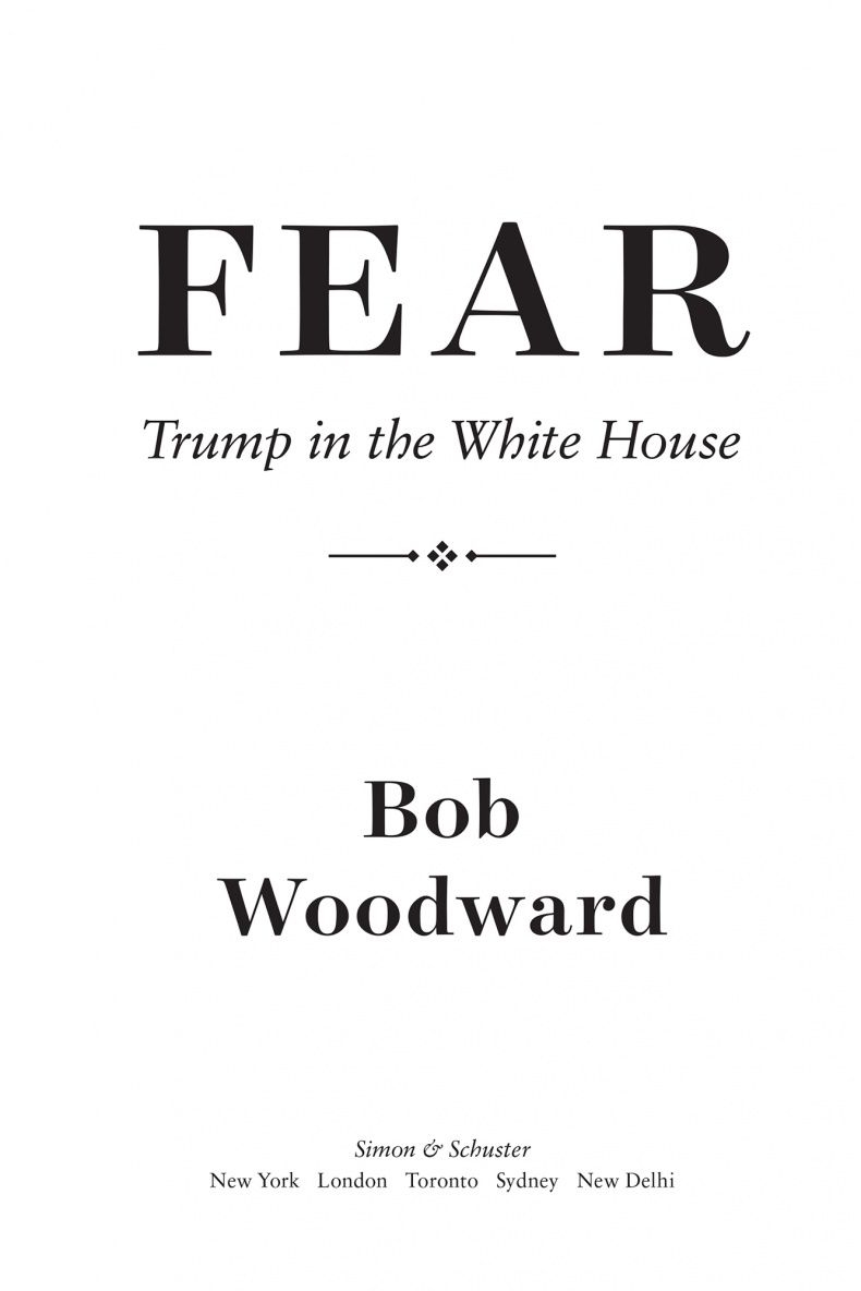 Страх. Трамп в Белом доме