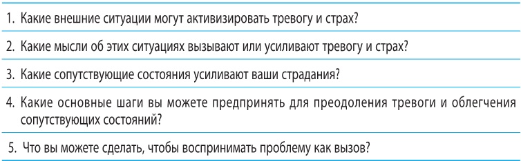 Когнитивно-поведенческая терапия тревоги