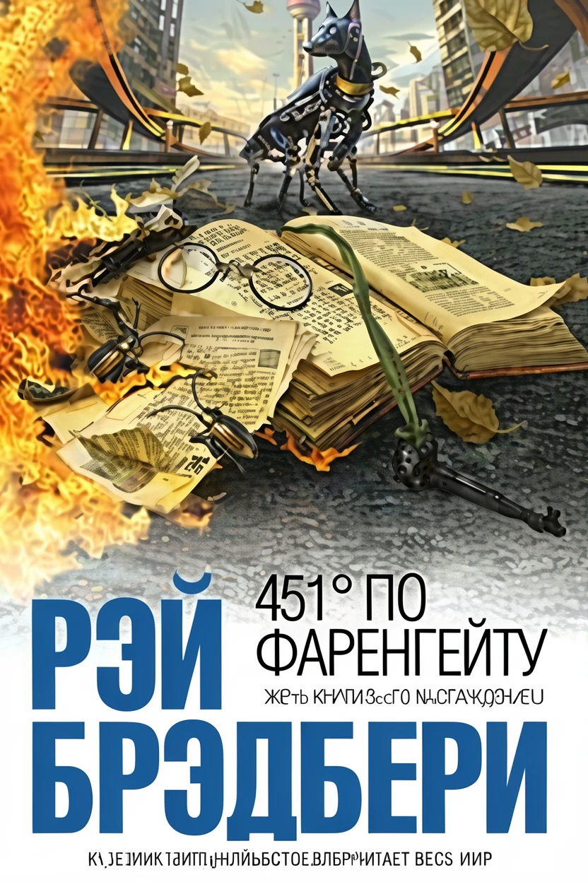 Книга 451 градус по Фаренгейту