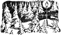 Иллюстрация к книге — Лев, Колдунья и Платяной шкаф [Lion-Witch-and-Wardrobe-06.jpg]