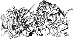 Иллюстрация к книге — Лев, Колдунья и Платяной шкаф [Lion-Witch-and-Wardrobe-37.jpg]