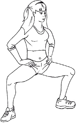 Иллюстрация к книге — Тренируем мышцы ног и ягодиц. 10 минут в день [i_004.jpg]