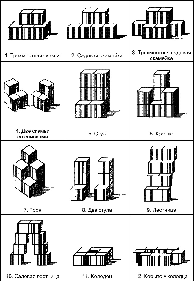 Иллюстрация к книге — Я хочу играть. Развивающие игры с платочком, зеркальцем, пирамидкой, кубиками, мячом... - со всем, что под рукой с рождения [_063.jpg]