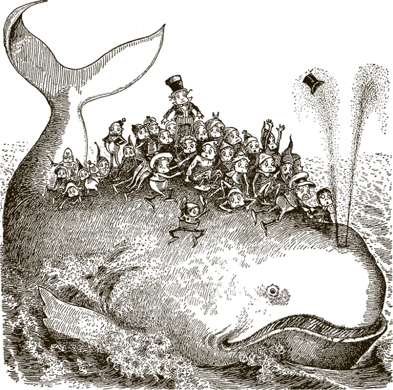 Иллюстрация к книге — Приключения Мурзилки и маленьких человечков [i_023.jpg]