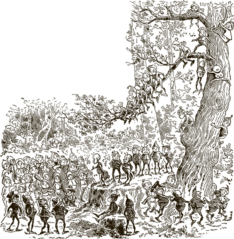 Иллюстрация к книге — Приключения Мурзилки и маленьких человечков [i_030.jpg]