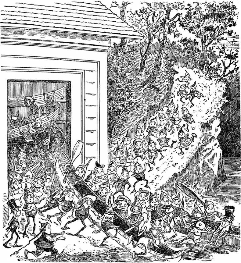 Иллюстрация к книге — Приключения Мурзилки и маленьких человечков [i_058.jpg]