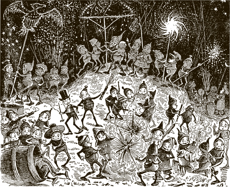 Иллюстрация к книге — Приключения Мурзилки и маленьких человечков [i_068.jpg]