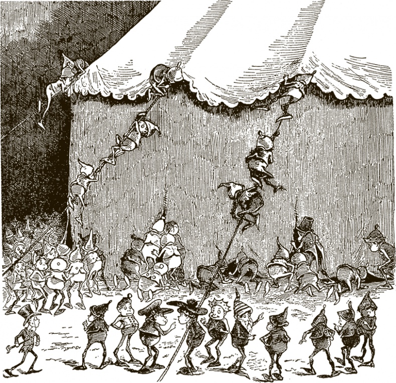 Иллюстрация к книге — Приключения Мурзилки и маленьких человечков [i_086.jpg]